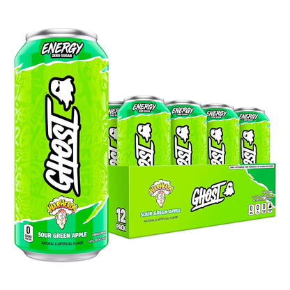 GHOST Energy Drink - 12 Pack, - Energy & Focus, No Artificial Colors - Gluten Free