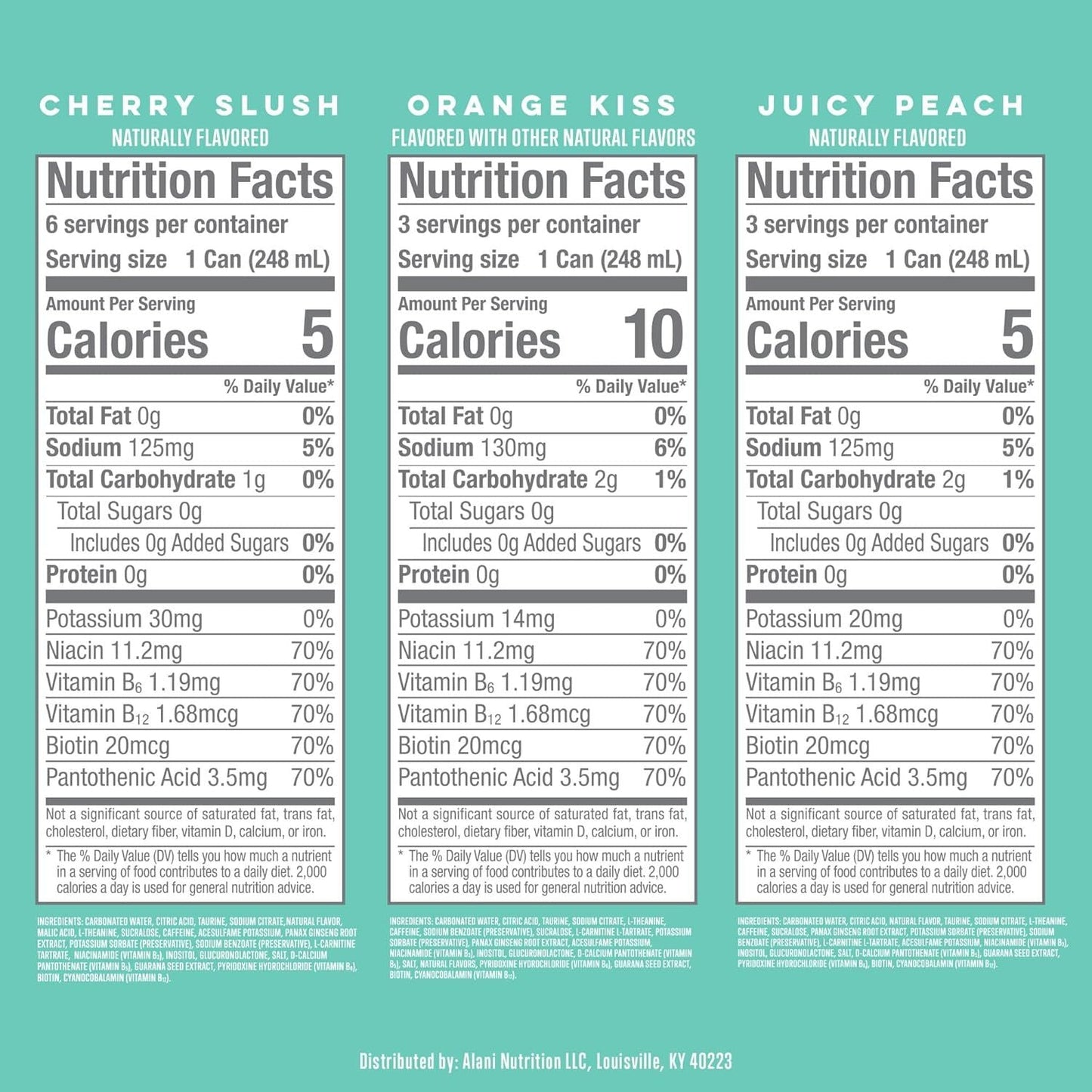 Alani Nu Energy Variety Pack - Zero Sugar, 100mg Caffeine, 10 Cal!